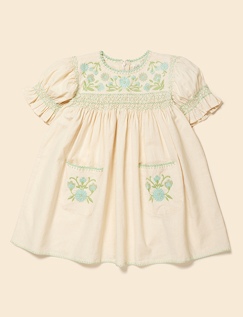 [APOLINA KIDS] Dora Dress - Milk