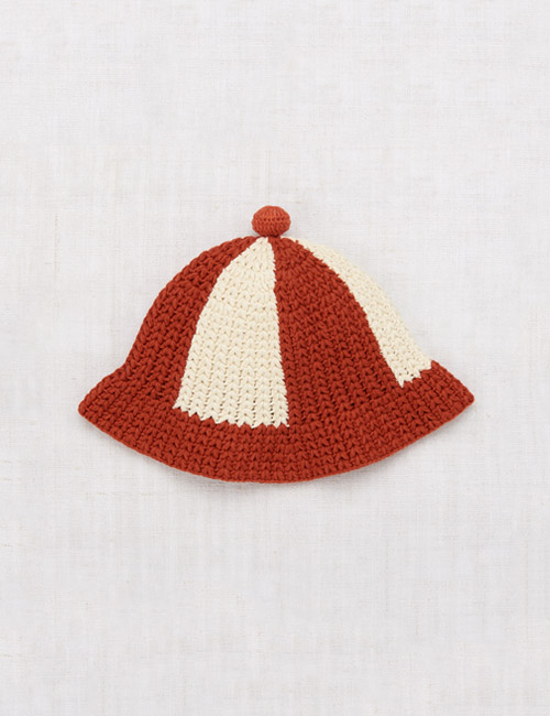 [MISHA AND PUFF]Crochet Beach Hat - Paprika