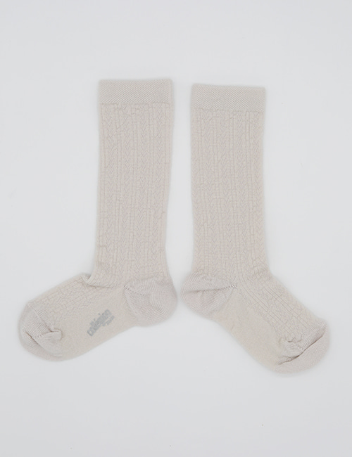 [COLLEGIEN]Pointelle Merino Wool Knee-high Socks (No.037)[28/31, 32/35]