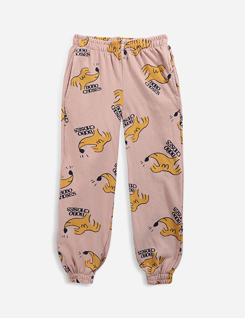 [BOBO CHOSES]  Sniffy Dog all over jogging pants [8-9y, 10-11y]