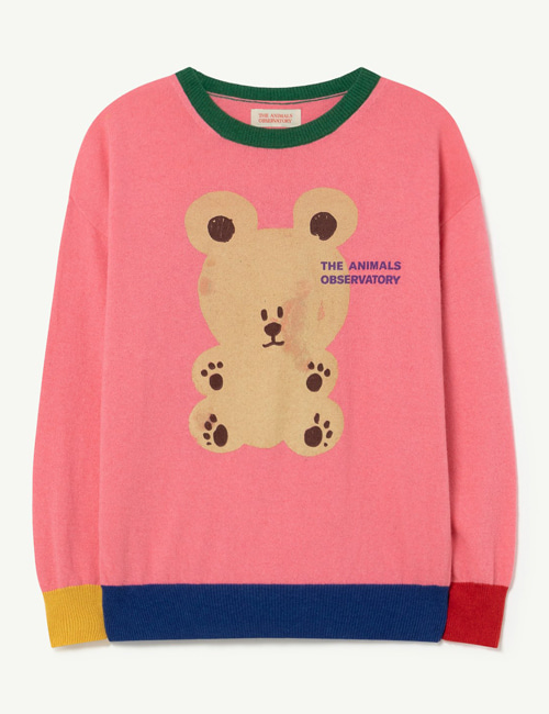 [T.A.O] BULL KIDS SWEATER_Pink Bear