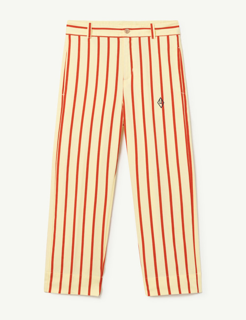 [T.A.O]  COLT KIDS PANTS Yellow_Red Stripes
