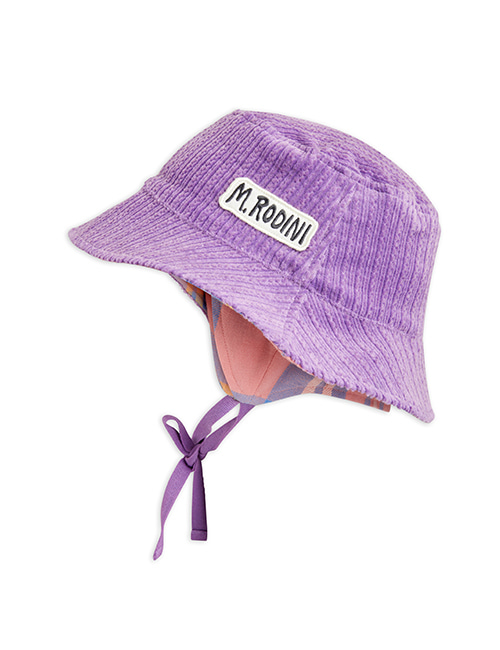[MINI RODINI] Corduroy bucket hat _ Purple