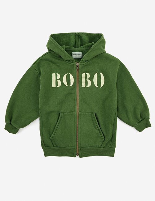 [BOBO CHOSES]  Bobo White hooded sweatshirt