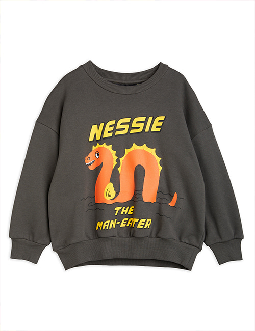 [MINI RODINI]  Nessie sp sweatshirt _ Black [116/122]