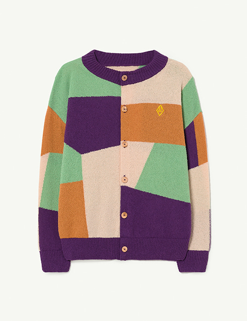 [The Animals Observatory] TOUCAN KIDS CARDIGAN Multicolor_Logo