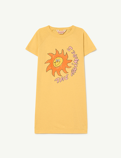 [The Animals Observatory]  Yellow Sun Gorilla Dress[3Y,4Y,6Y,8Y,10Y,12Y]