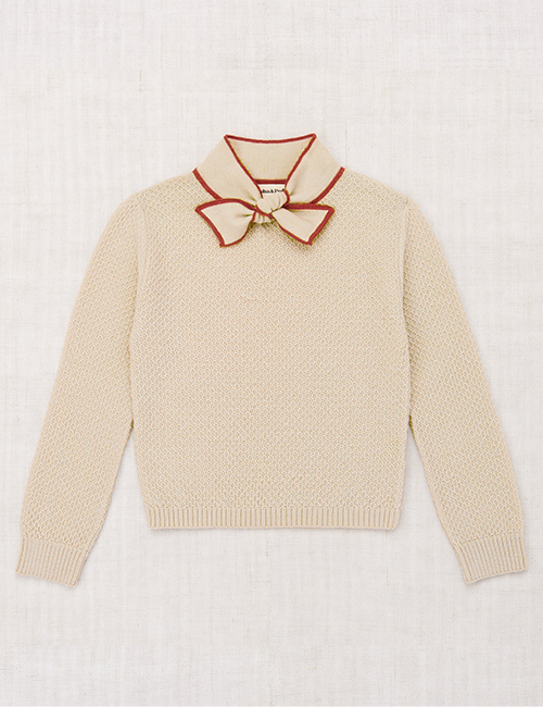 [MISHA &amp; PUFF] Bow Scout Sweater - Alabaster