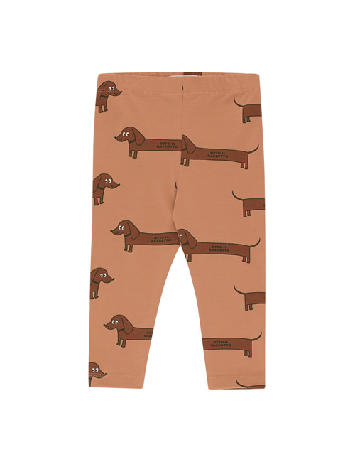 [Tiny Cottons]“IL BASSOTTO” PANT _ tan/dark brown