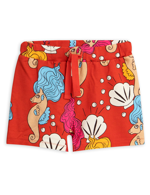 [MINI RODINI] Seahorse shorts _ Red
