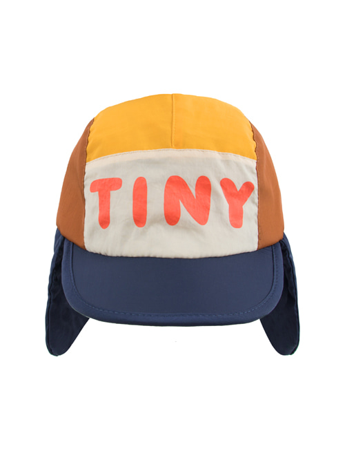 [TINY COTTONS] COLOR BLOCK CHAPKA _ cappuccino/navy