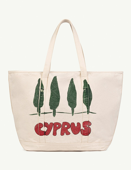 [T.A.O]  TOTE BAG ONESIZE BAG _ White Cyprus