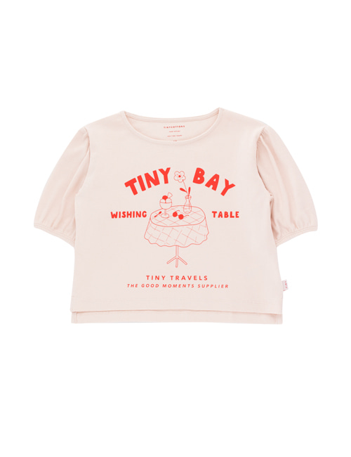 [TINY COTTONS]  WISHING TABLE BLOUSE _ pastel pink/red