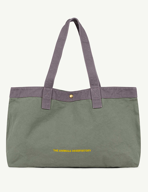[T.A.O]  BIG CANVAS ONESIZE BAG _ Military Green The Animals
