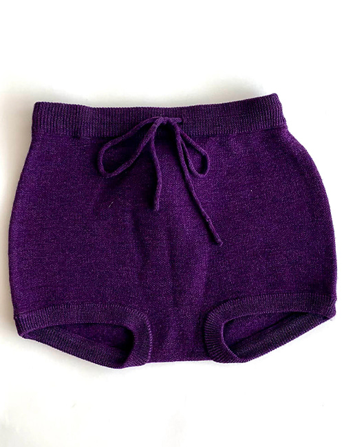 [MES KIDS DES FLEURS]shorts with pompom _ Purple  [M]