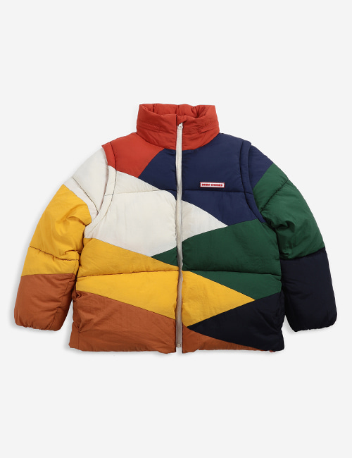 [BOBO CHOSES]  Multi color block padded jacket