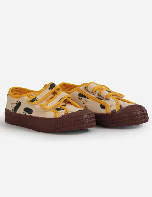 [BOBO CHOSES]  Doggie All Over scratch sneakers[25, 26, 27, 28, 29, 30, 31, 32, 33]