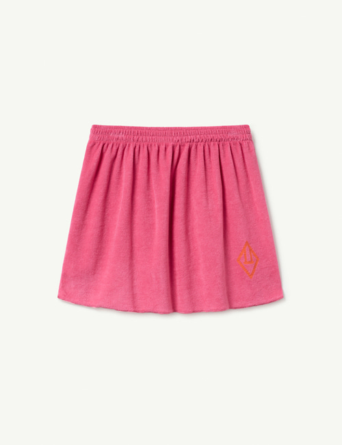 [T.A.O]  PLAIN WOMBAT KIDS SKIRT _ Pink Logo[4Y, 6Y,8Y,12Y]