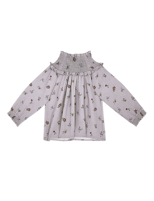 [THE NEW SOCIETY]  DONNA BLOUSE  _ FLOWER[6Y, 8Y, 10Y]