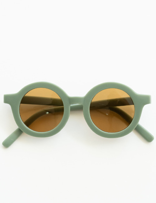 [GRECH &amp; CO] Original Round Sustainable Sunglasses _ Fern