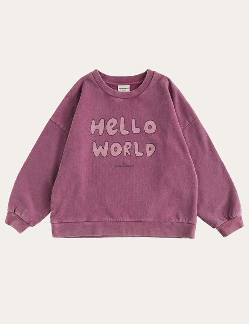 [THE CAMPAMENTO]  Hello World Sweatshirt[3Y, 4Y, 5-6Y, 7-8Y]