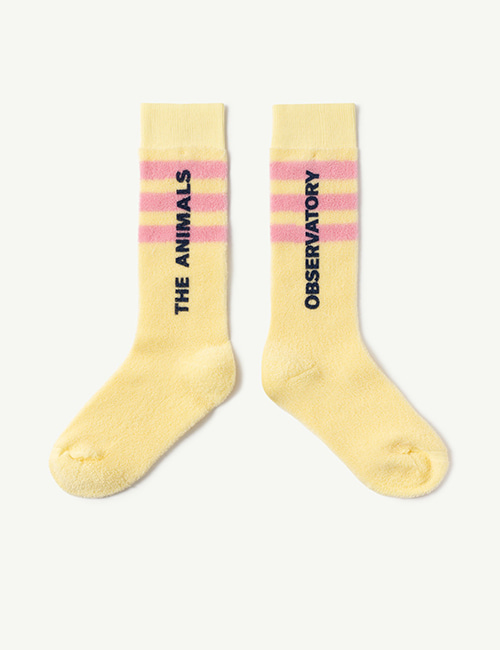[The Animals Observatory] SKUNK KIDS SOCKS _ Soft Yellow_The Animals [23-26, 27-30, 31-34, 35-38]