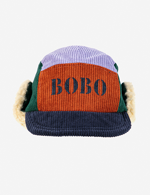 [BOBO CHOSES]  Bobo Color Block corduroy cap