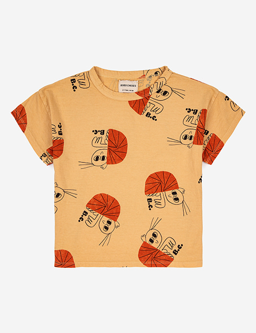 [BOBO CHOSES] Hermit Crab all over T-shirt [2-3y, 4-5y, 8-9y, 10-11y, 12-13y]