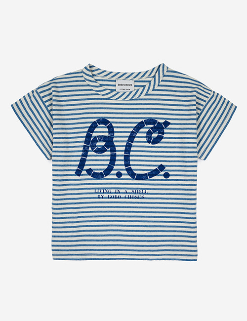 [BOBO CHOSES] Blue Stripes T-shirt [4-5y]