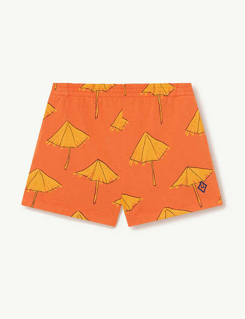 [The Animals Observatory]  Orange Umbrellas Poodle Pants [10Y]