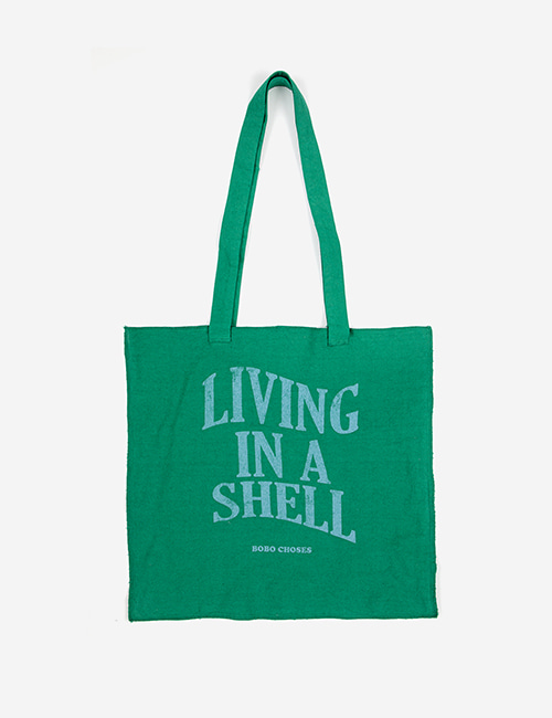 [BOBO CHOSES] Living In A Shell green tote bag