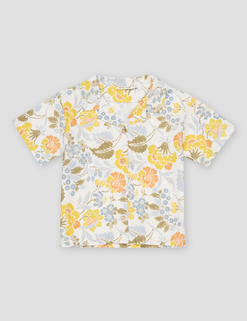 [THE NEW SOCIETY]  Gianni Shirt _ Gianni Flower Print\