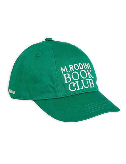 [MINI RODINI]  Book club emb cap _ Green