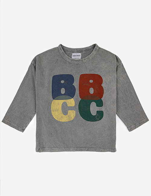 [BOBO CHOSES] Bobo Choses Color Block long sleeve T-shirt [2-3y, 4-5y, 6-7y, 8-9y, 10-11y]