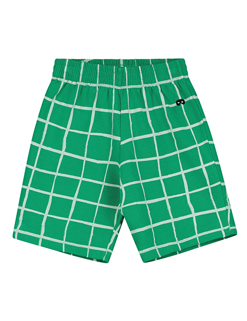 [BEAU LOVES]Kelly Green Grid Shorts