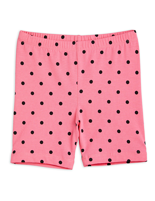 [MINI RODINI]  Polka dot bike shorts _ Pink [80/86,92/98]