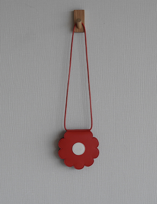 [ MES KIDS DES FLEURS] Flower bag _ Red