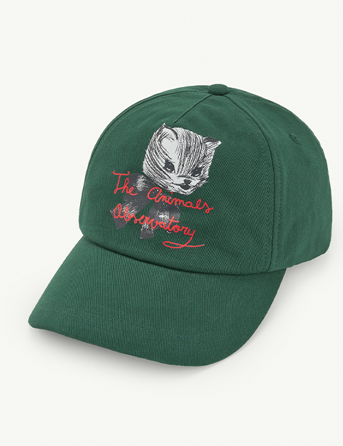 [The Animals Observatory]  HAMSTER KIDS CAP Green [M}