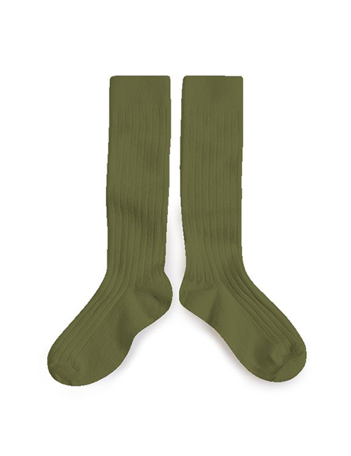 [COLLEGIEN] Ribbed Knee-High Socks (No.533)  [21/23, 24/27, 28/31, 32/35]