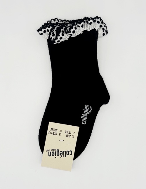 [COLLEGIEN] APRIL COLLECTION Ankle Socks - Noir de Charbon (N0.171) [24/27,28/31,32/35]