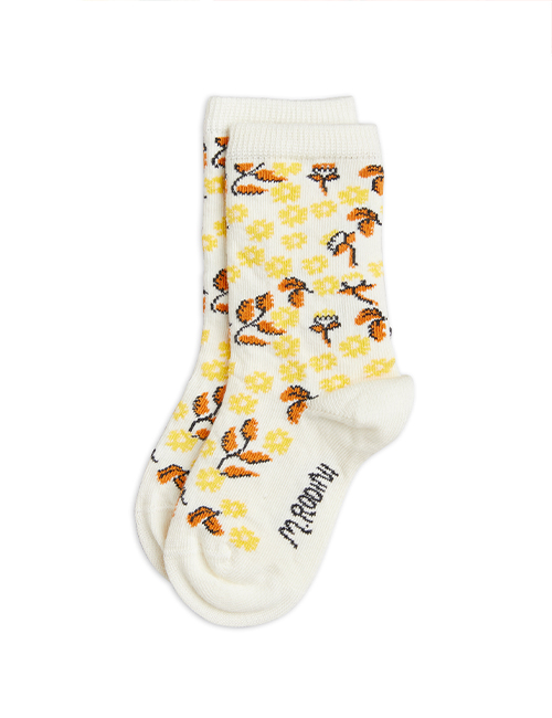 [MINI RODINI]Flowers 1-pack socks _ Multi [ 24/27, 28/31, 32/35]