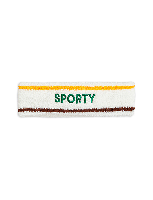 [MINI RODINI]Sporty headband _ White