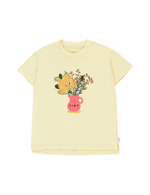 [Tiny Cottons]“TINY FLOWERS” TEE _ lemonade/yellow