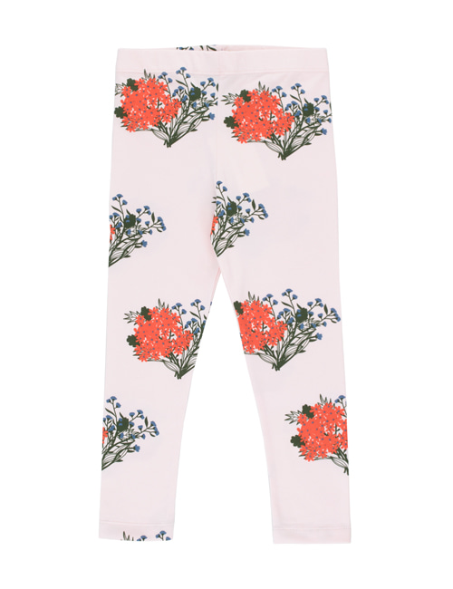 [Tiny Cottons]“FLOWERS” PANT _ light pink/red