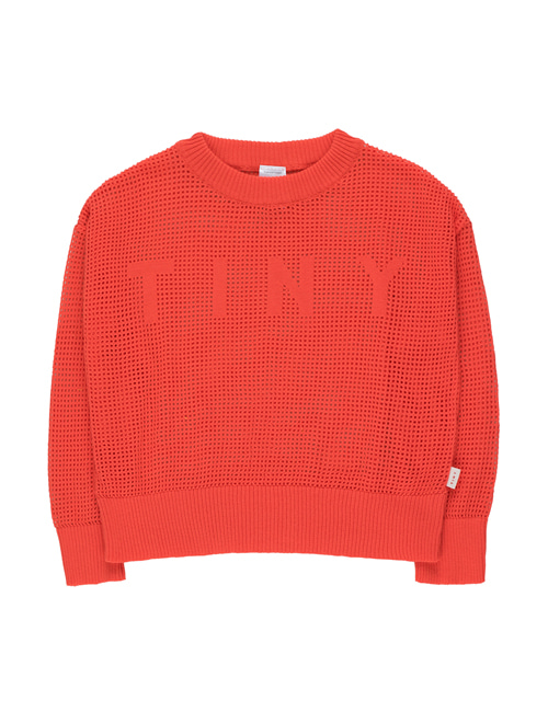 [Tiny Cottons]“TINY” CROP SWEATER _ red