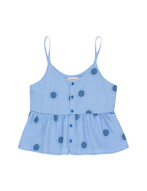 [Tiny Cottons] “SUN” BLOUSE _ cerulean blue/summer navy