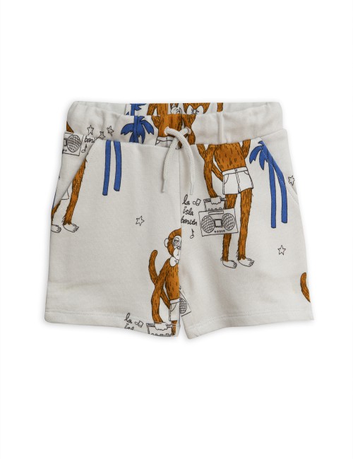 [MINI RODINI] Cool monkey aop shorts Grey