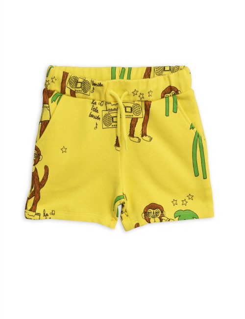 [MINI RODINI] Cool monkey aop shorts Yellow