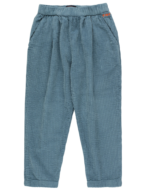[TINY COTTONS]  SOLID PLEATED PANT _ sea blue