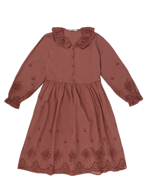 [THE NEW SOCIETY] BEATRICE DRESS _  ROSE TAUPE